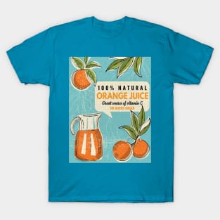 Orange juice band t shirt top